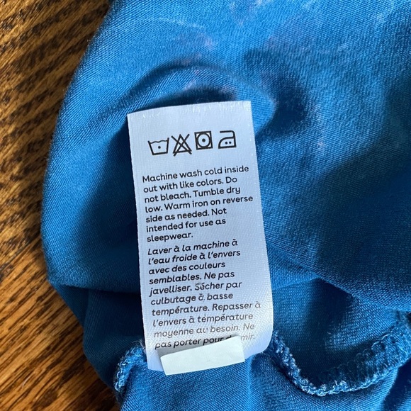 Tea Collection blue floral ruffle collar ballet long sleeve dress, size 2. - Picture 8 of 12